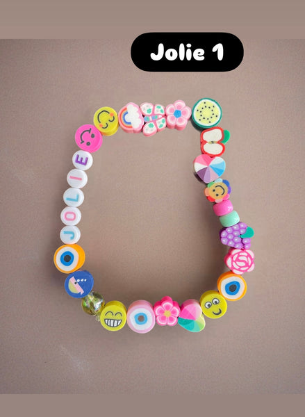 Cavigliera multi charms smile fruit parolina vari colori