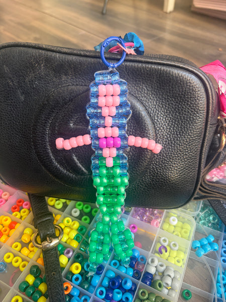 Pimp your bag Colors keychain Sirenetta pony Beads Vari utilizzi e vari colori