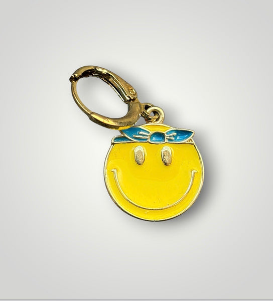 Mono orecchino smile  hippie vari colori