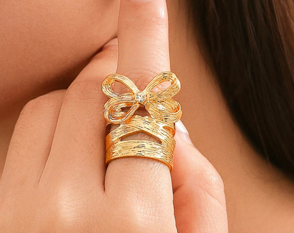 Anello fiocco MaryGrace due varianti colore