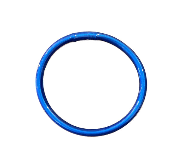 Jelly bangle blu  brillante