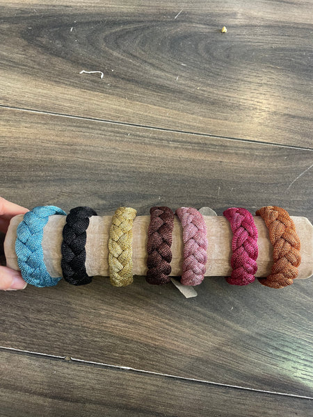 Bracciale So glamour treccia vari colori