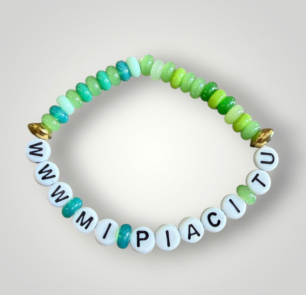 Bracciale con frase motivazionale
