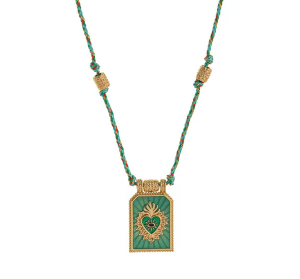 Collana Ibiza cuore sacro vari colori