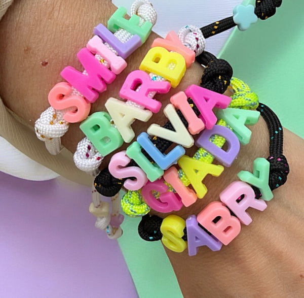 Bracciale Marine Florida con nome o parola personalizzabile