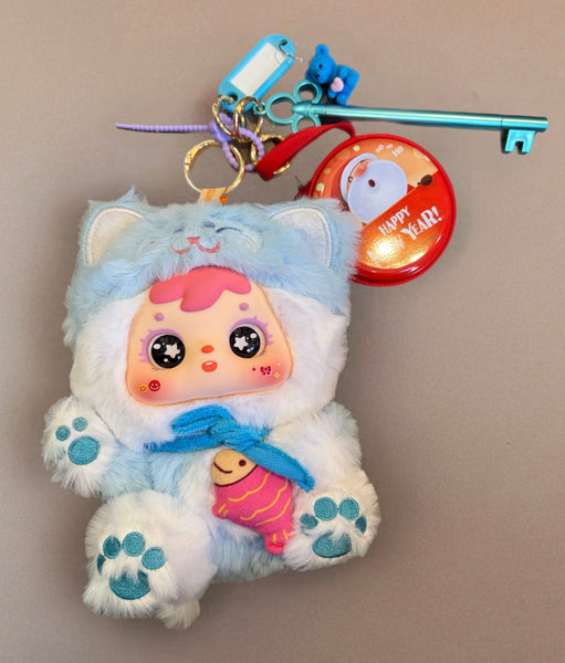 Pimp your bag Samuel Meow Lucky Cat Series pesce ai cinque sapori