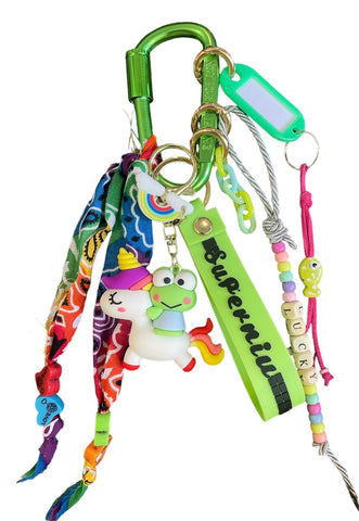 Pimp your Bag Keychain charms per borsa e portachiavi keroppi unicorno
