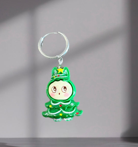 Mono orecchino labubu Christmas edition Natale vari sogetti