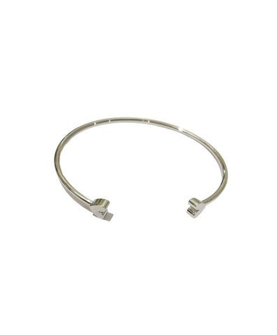 Bracciale rigido regolabile cuori