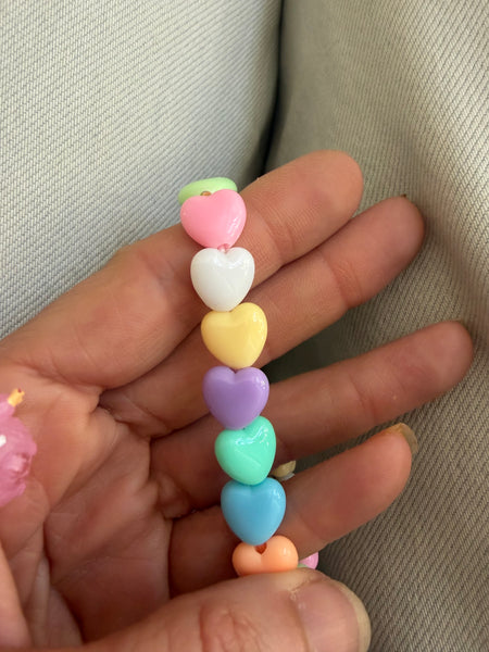 Bracciale colors Beads giro cuori small effetto lucido il più richiesto