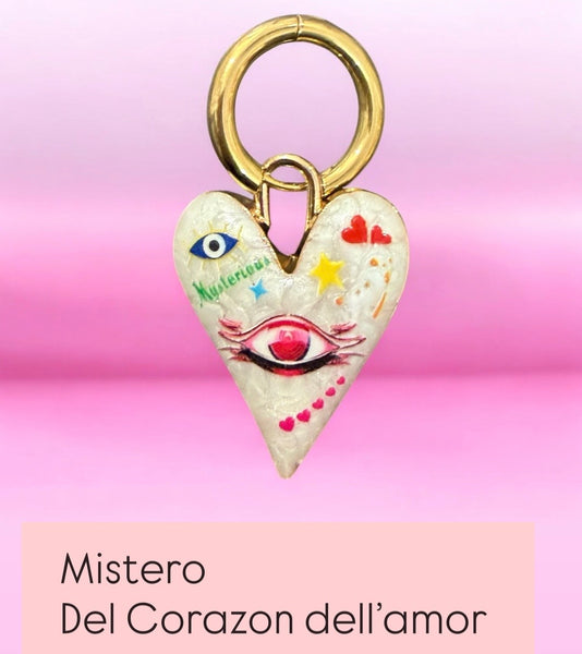 Mono orecchino Tatoo mistero del Corazon vari disegni cerchietto più spesso