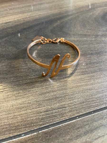 Bracciale regolabile So Glamour tre varianti colore e varie lettere