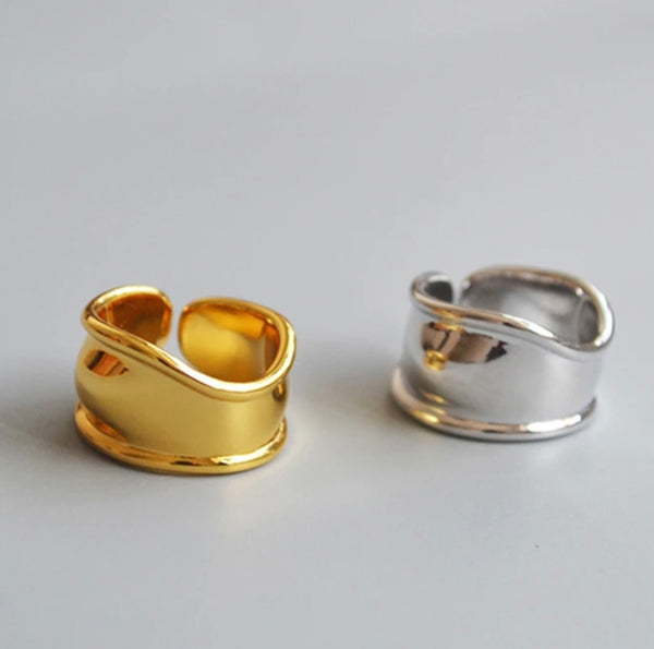 Anello manetta onda regolabile