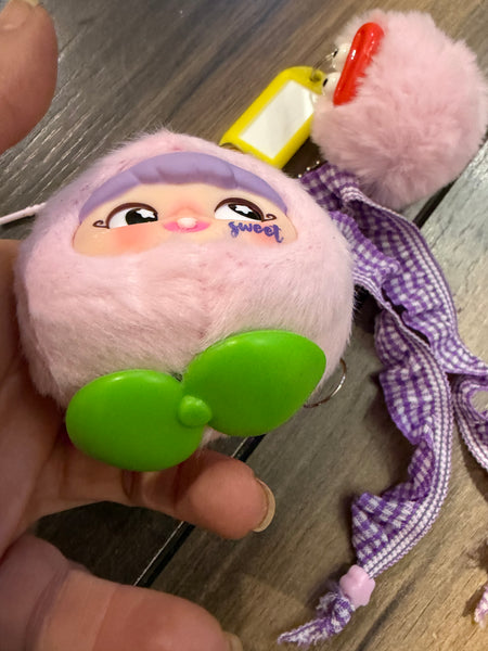 Pimp your bag Yaya Fun Fruits serie.. pesca Naughty (cattiva ) pesca Carina