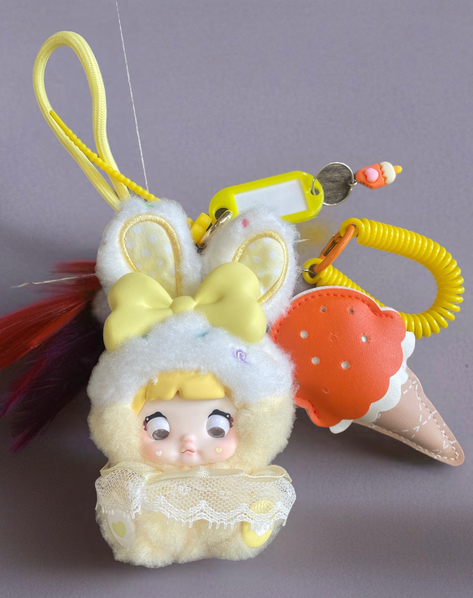 Pimp your Bag Baby Nommi Sweetheart Bunny series Pudding  Cream