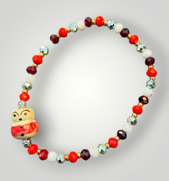 Bracciale chinitos de la Buena suerte rosso Limited Edition