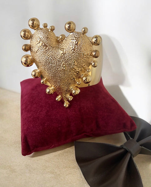 Bracciale Bangle Afrodite cuore bubbles due varianti colore