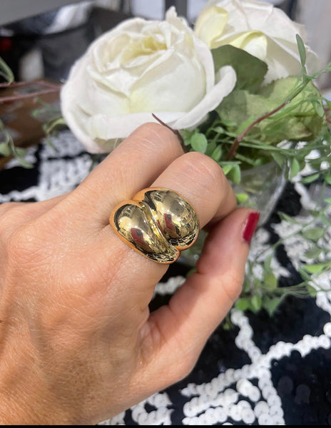 Anello regolabile Fede doppia cicciotta