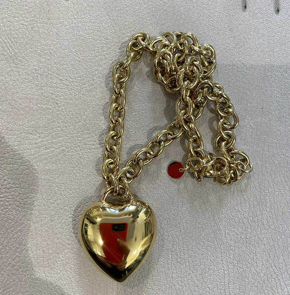 Collana groumette cuore puff