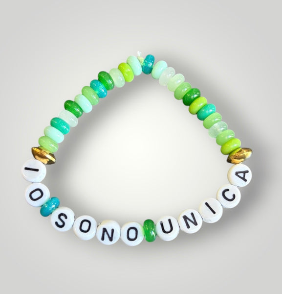 Bracciale con frase motivazionale