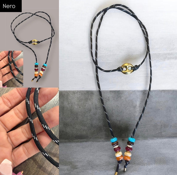 Collana Marine Florida centrale chain oro in vari colori
