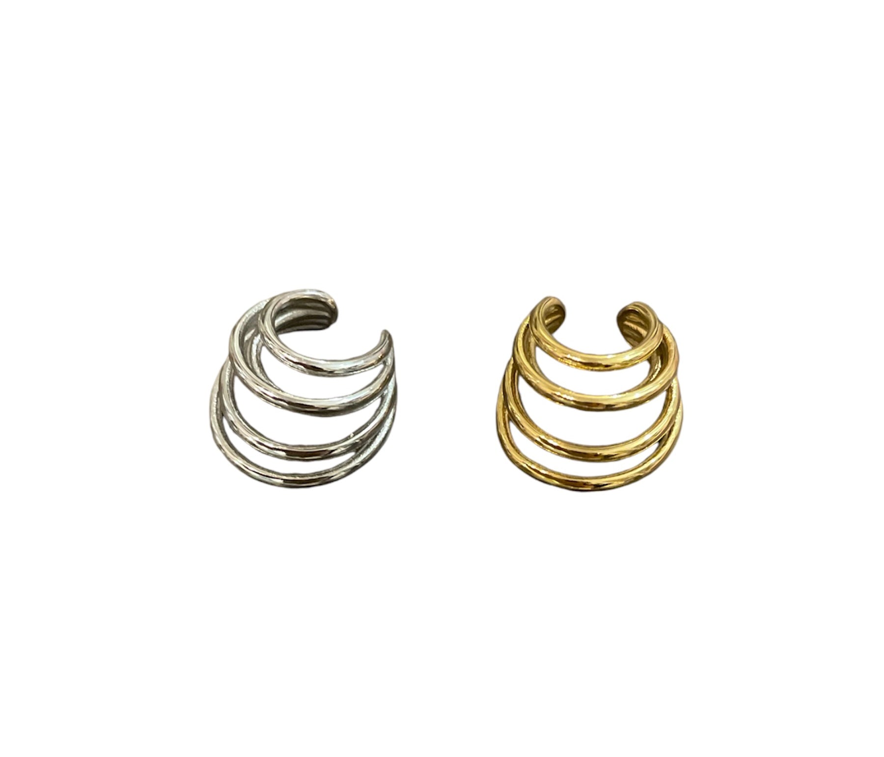 Mono earcuff multi anelli due varianti colore