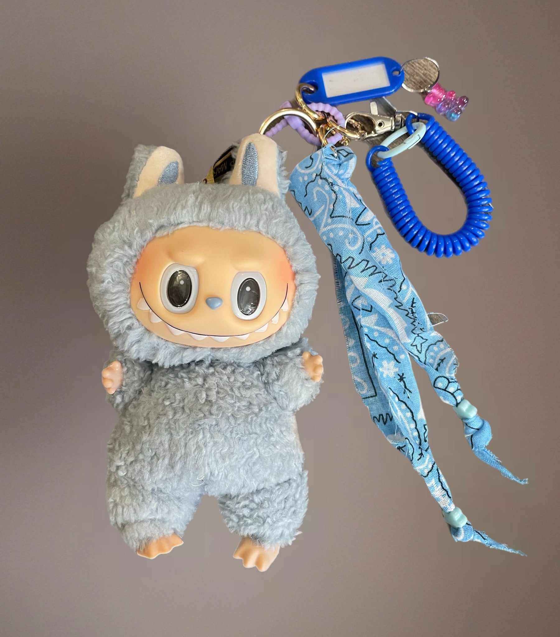 Pimp your Bag Keychain charms per borsa e portachiavi Labubu the monsters macaron Sea salt coconut
