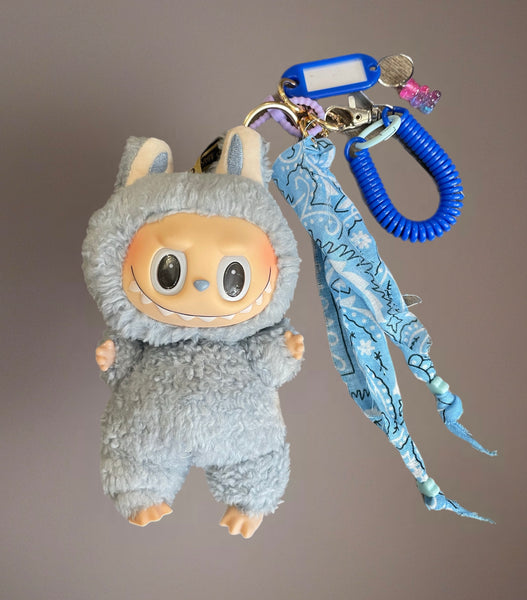 Pimp your Bag Keychain charms per borsa e portachiavi Labubu the monsters macaron Sea salt coconut