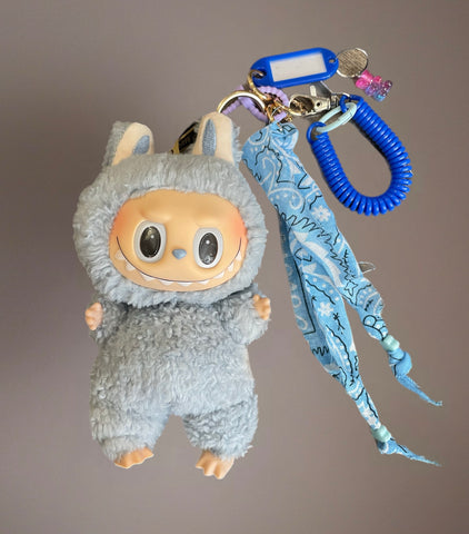 Pimp your Bag Keychain charms per borsa e portachiavi Labubu the monsters macaron Sea salt coconut