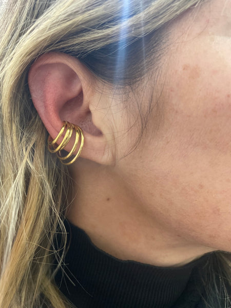 Mono earcuff multi anelli due varianti colore