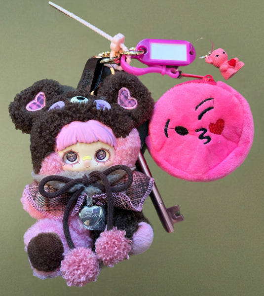Pimp your bag Maymei Tiny Bear Cookie Series strawberry Oreo