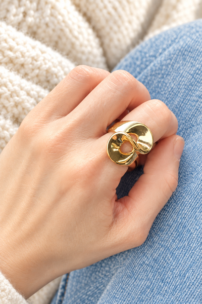Anello Raffaella ricciolo