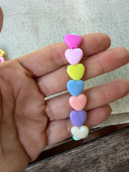 Bracciale colors Beads giro cuori small effetto lucido  il più richiesto