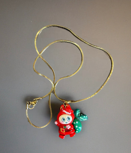 Collana  labubu Christmas edition Natale vari sogetti