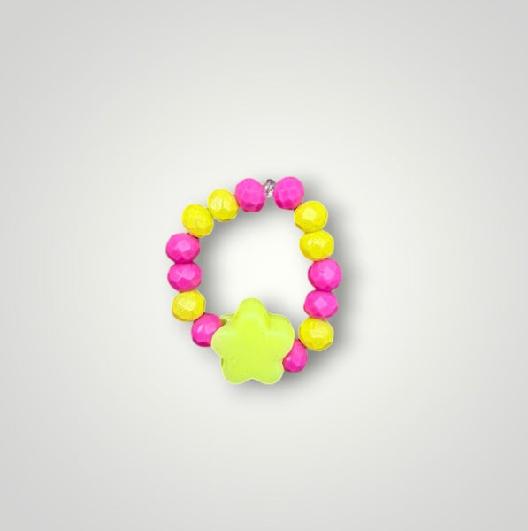 Anello colors con stellina  vari colori
