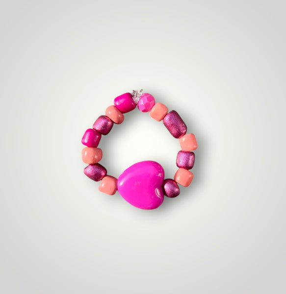 Anello colors con cuore vari colori