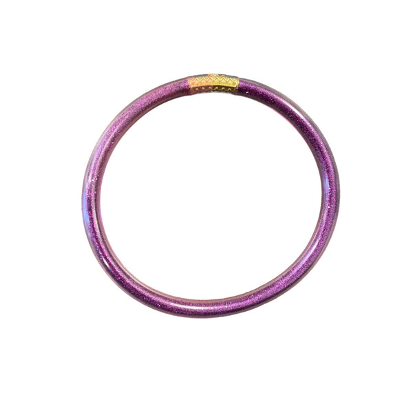 Jelly bangle viola glitter