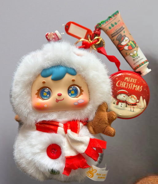 Pimp your bag Samuel serie Christmas Eve pupazzo di neve Snow Person