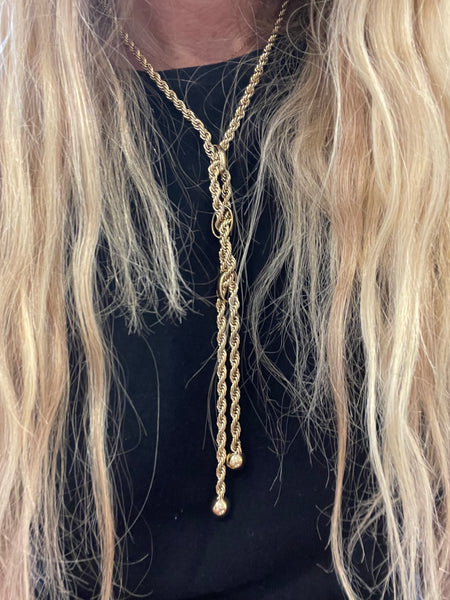 Collana Rope con sfere
