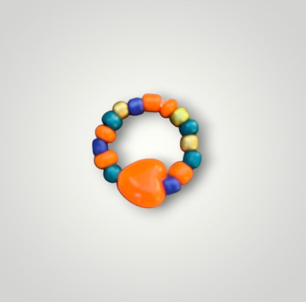 Anello colors con cuore vari colori