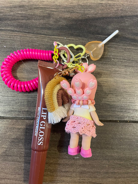 Pimp your Bag Angel cherry blossom pavone