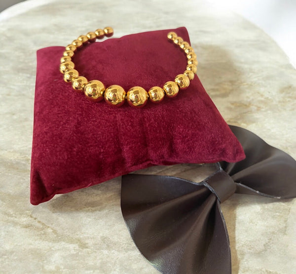 Bracciale Sabrina sfere due varianti colore