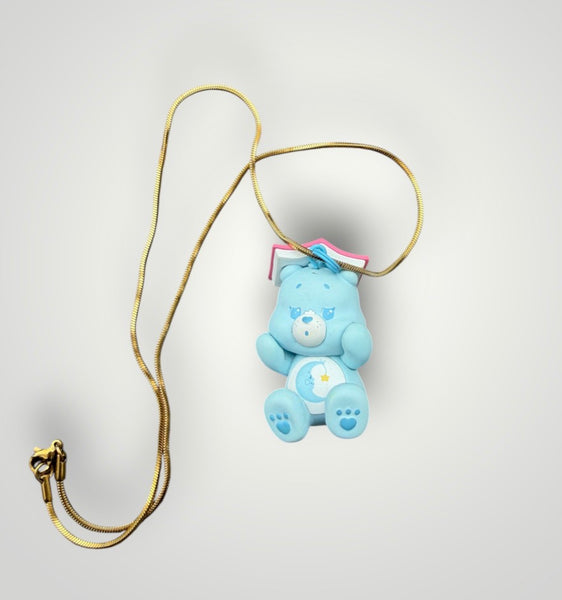 Collana Orsetto del cuore catenina 50 cm vari colori
