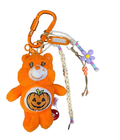 Pimp your Bag Keychain charms per borsa e portachiavi care bears orsetto del cuore angelorso peluche  arancione zucca halloween