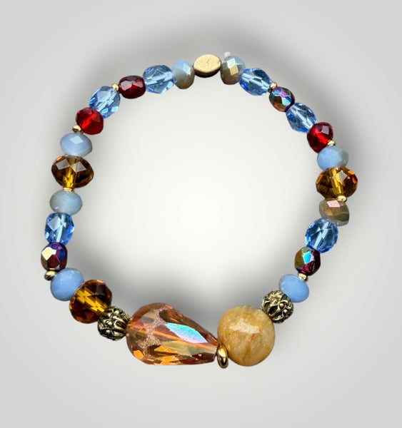 Bracciale Colors labyrinth con  goccia