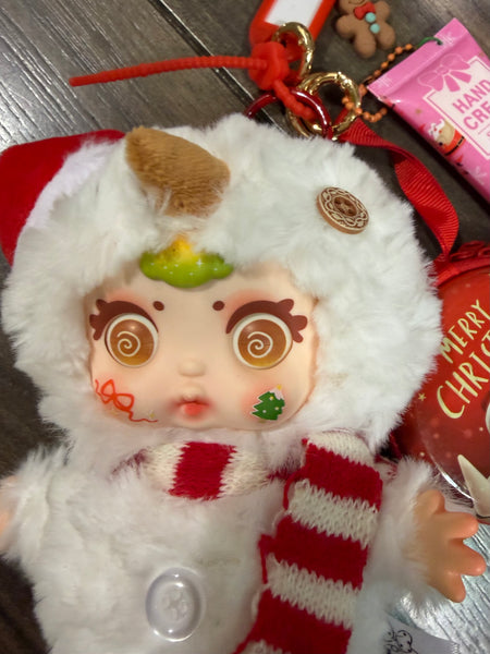 Pimp your bag MM Milk Candy  serie Christmas pupazzo di neve