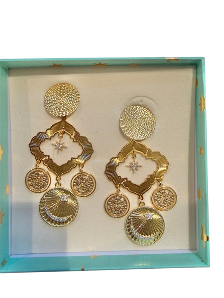 Coppia orecchini principessa Glam Gipsy Moon