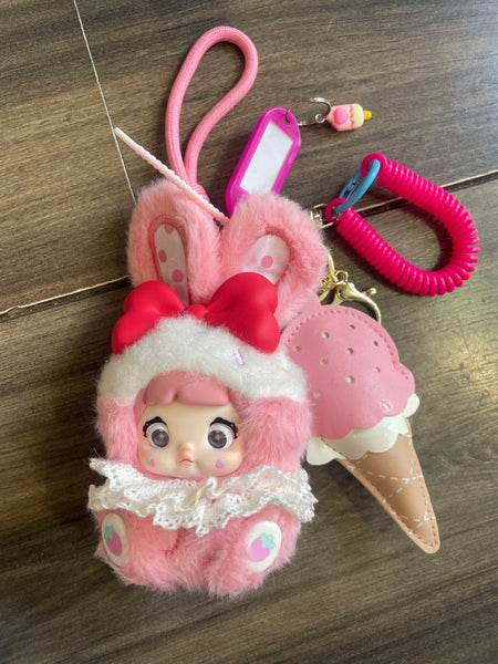 Pimp your Bag Baby Nommi Sweetheart Bunny series Strawberry  Cream