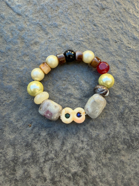 Bracciale labyrinth con simbolo infinito