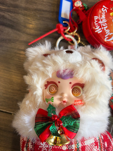Pimp your bag MM Milk Candy  serie Christmas orsacchiotto calza di Natale